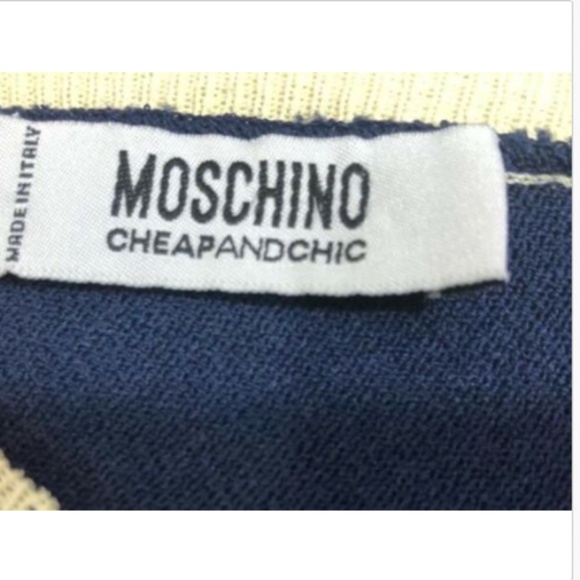Moschino Women’s Sweater Top Open Back Keyhole S - Picture 5 of 6